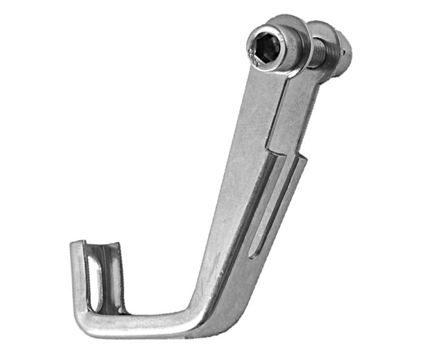 Headlight bracket Canti stainless steel, 56 x 46 mm