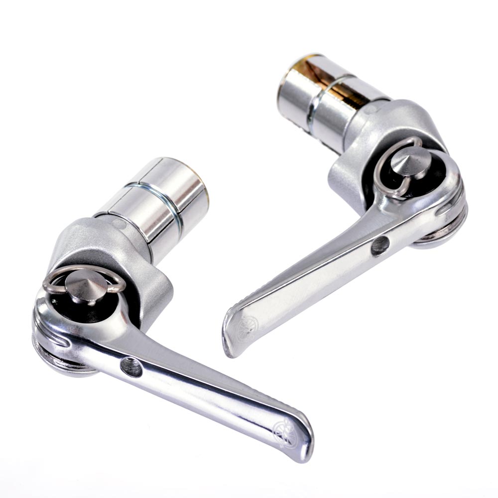 Skip to the beginning of the images gallery Dia-compe Handlebar End Shifters Silver