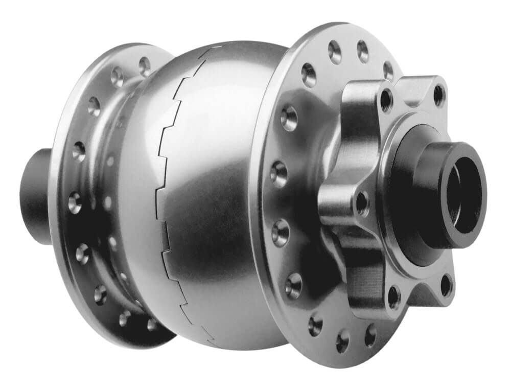 SON 28 15 disc 6-bolt, silver anodized, 32 hole