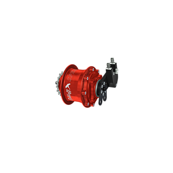 Speedhub 500/14 CC DB Red Tandem 14-speed gearhub, color red, 36-hole