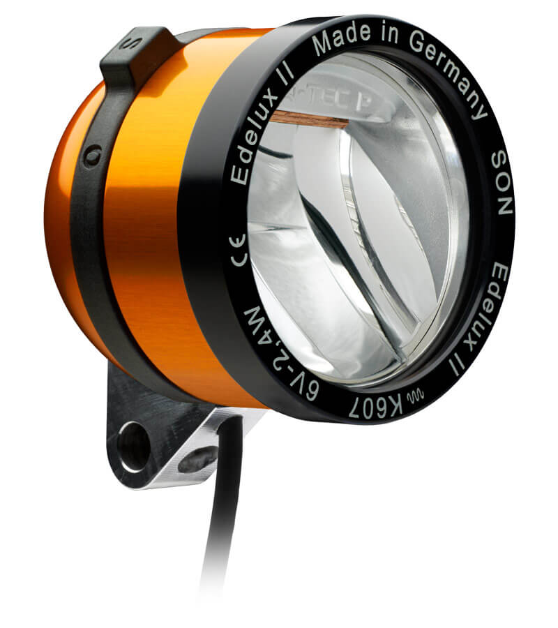 Edelux II, 36 cm cable, connectors fitted, orange 