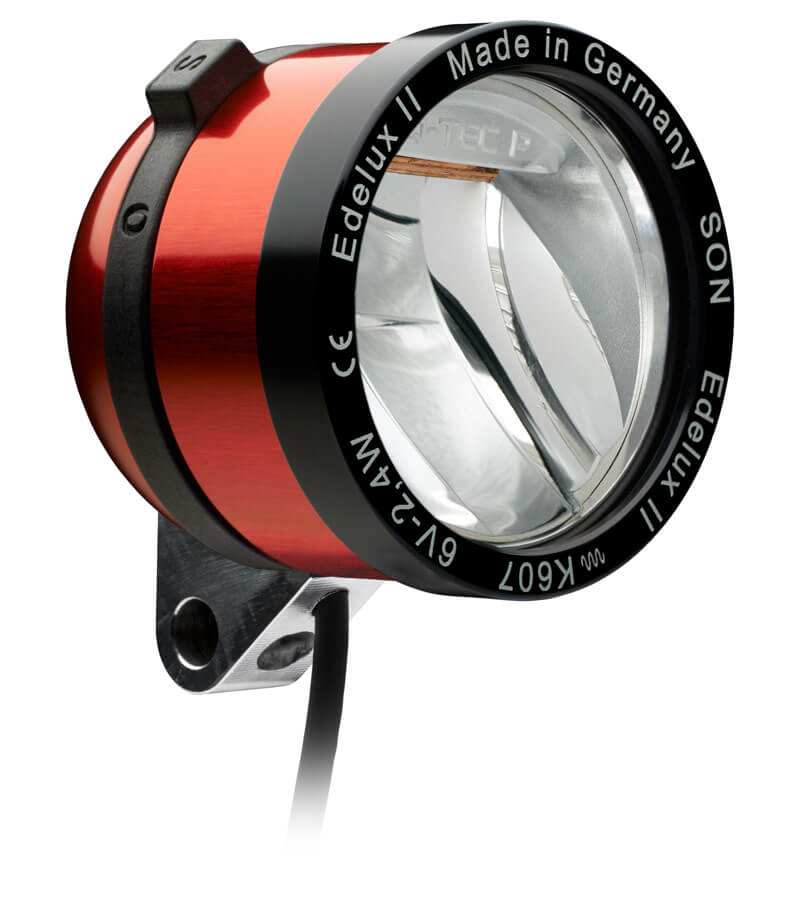Edelux II, 60 cm cable, connectors fitted, red