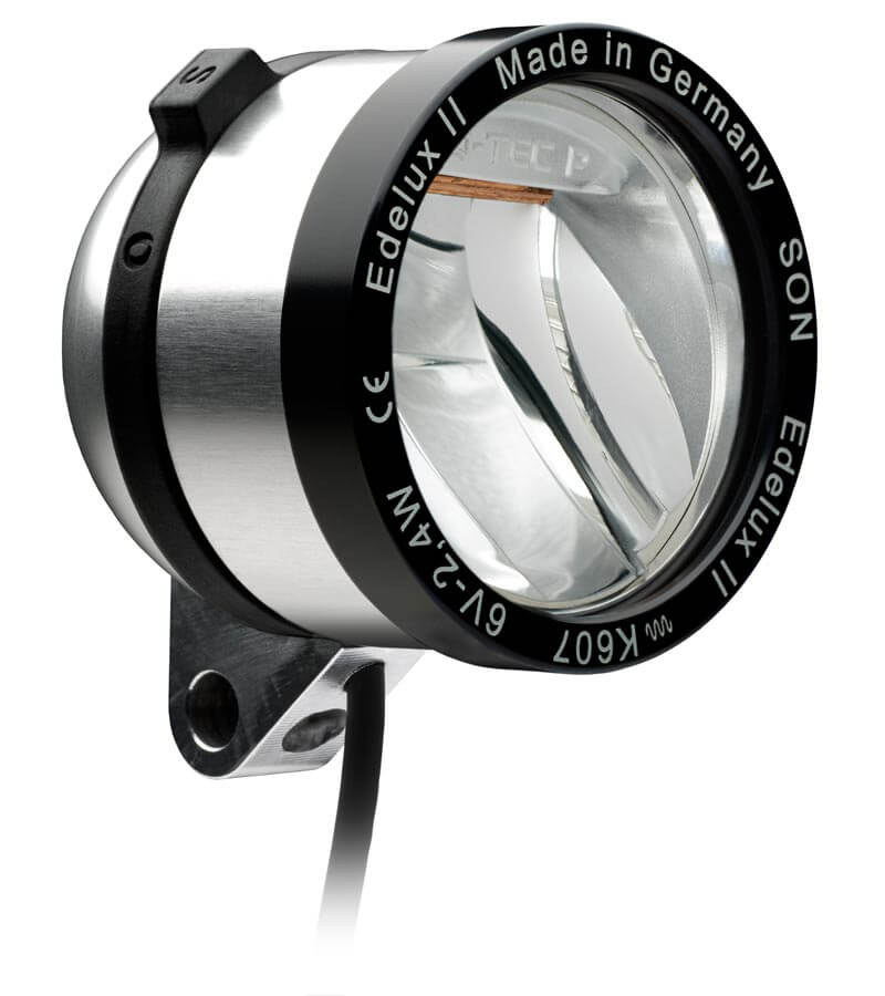 Edelux II, 60 cm cable, connectors fitted, silver anodized