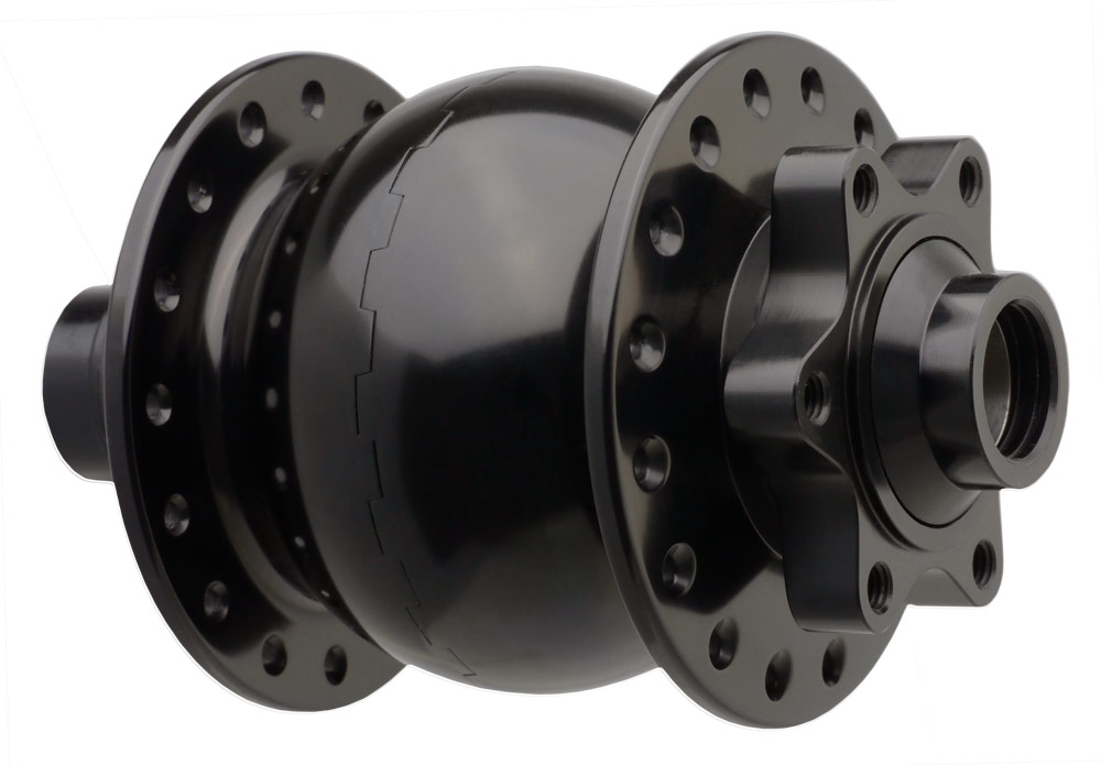 SON 28 15 110 disc 6-bolt, black anodized, 32 hole