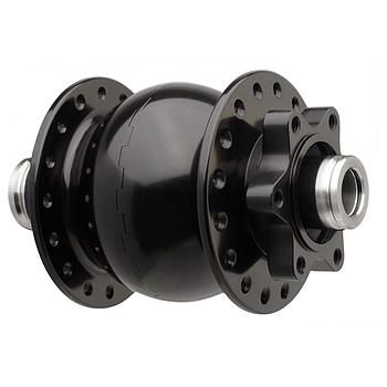 SON 28 12 110 disc 6-bolt, black anodized, 28 hole