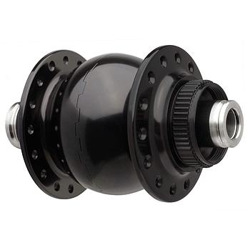 SON 28 12 110 disc center lock, black anodized, 28 hole